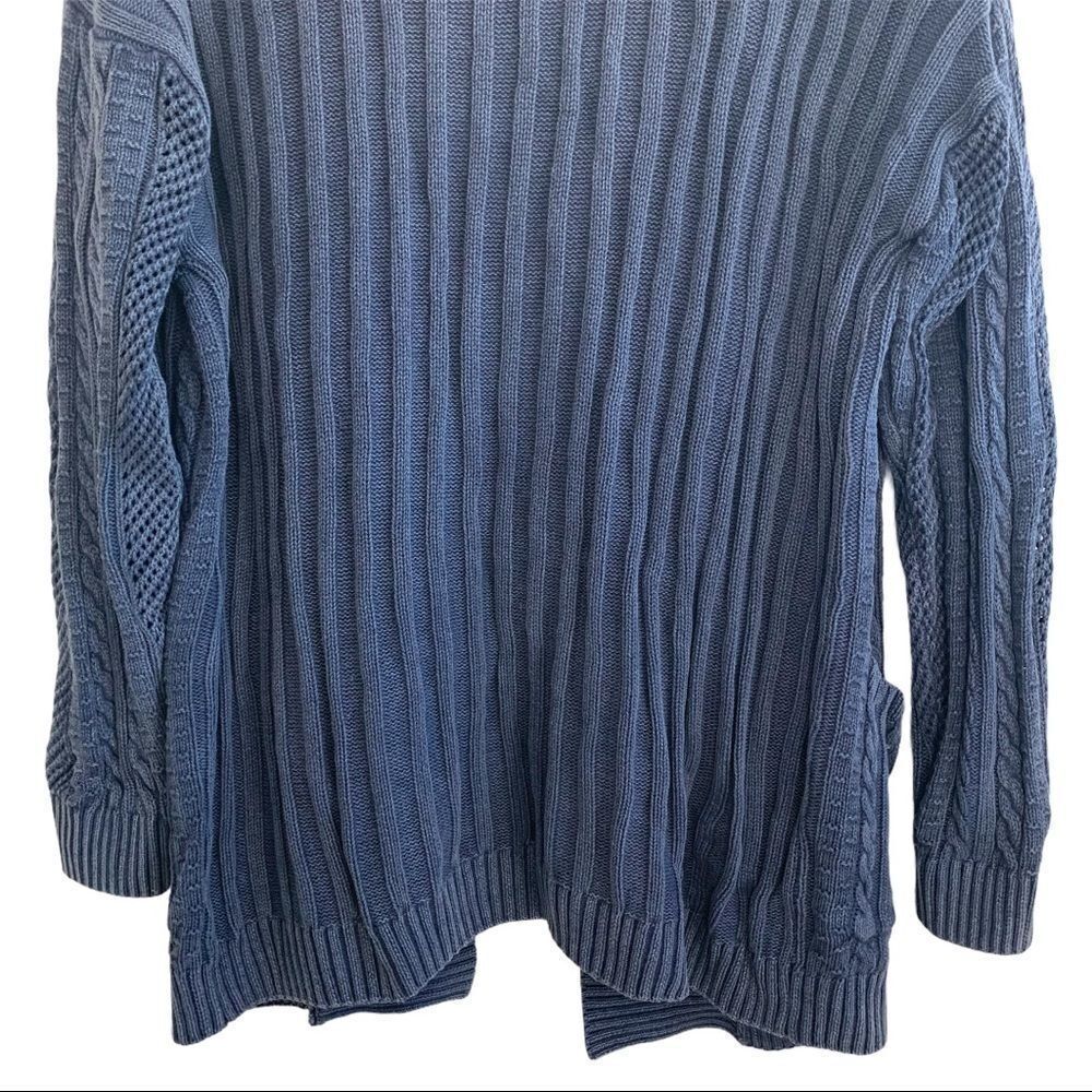 Ecoté Cable Knit Drop Shoulder Cardigan - Picture 6 of 6